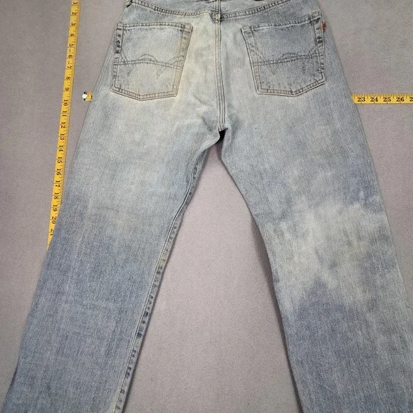 Edwin Jeans Mens Selvedge 505X Light Blue Straight Selvedge Japan Fits 28x28